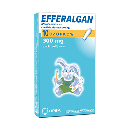 Efferalgan 150 mg 10 czopków packshot